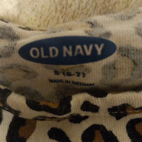 Old Navy  6-7  animal print dress Short Sleeves School Casual Rel… - Picture 3 of 3